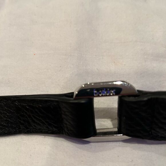 Botkier Waverly Black leather shoulder bag EUC shimmery inside silver toggle - Picture 14 of 15